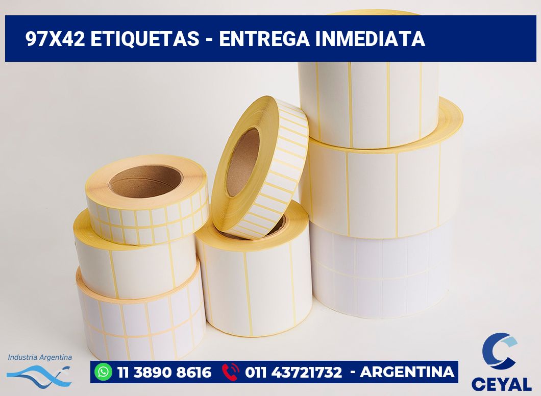 97x42 Etiquetas