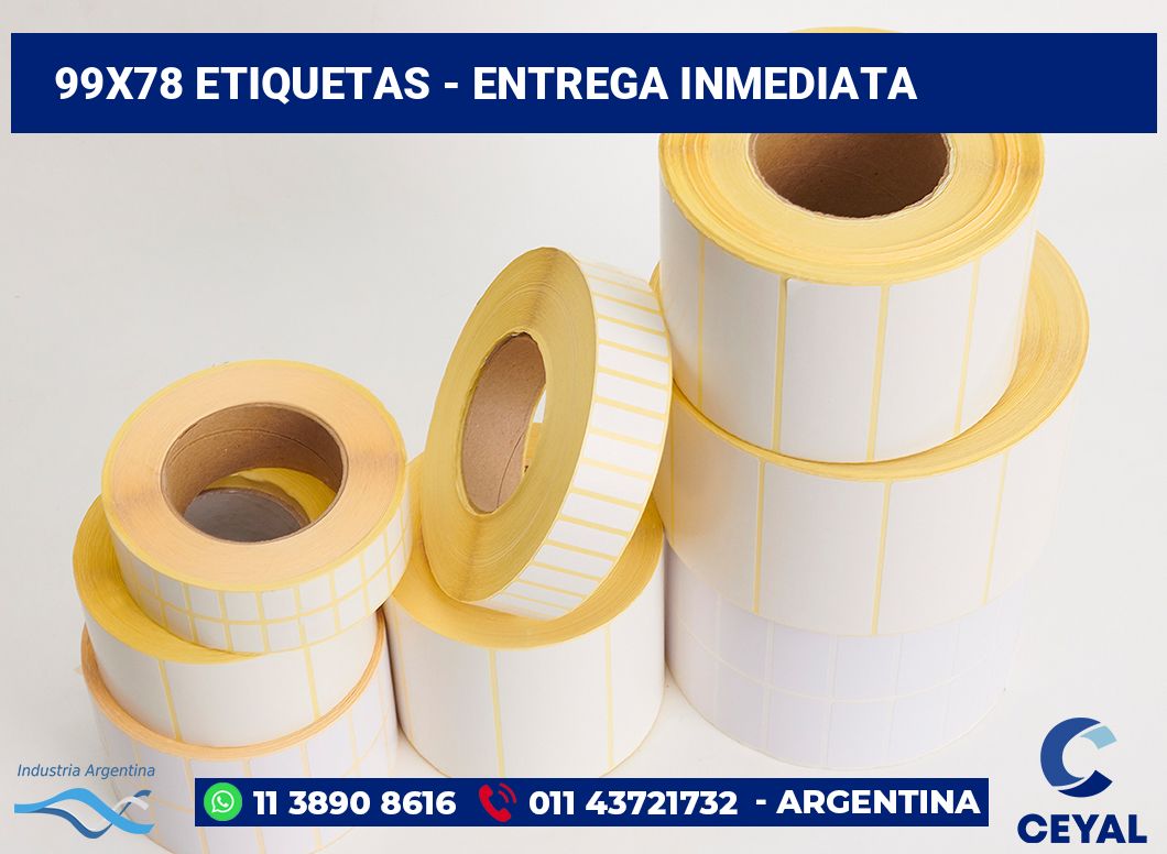99x78 Etiquetas