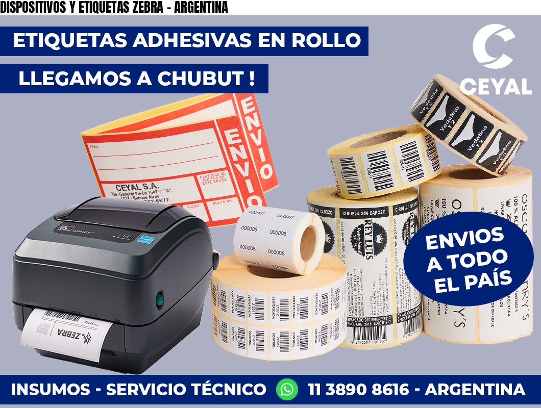 DISPOSITIVOS Y ETIQUETAS ZEBRA – ARGENTINA