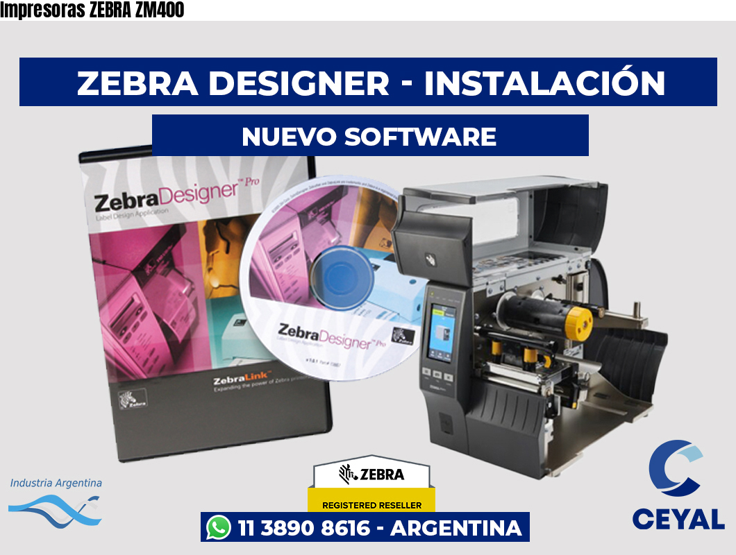 Impresoras ZEBRA ZM400