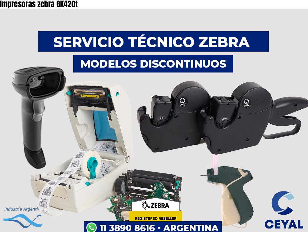 Impresoras zebra GK420t