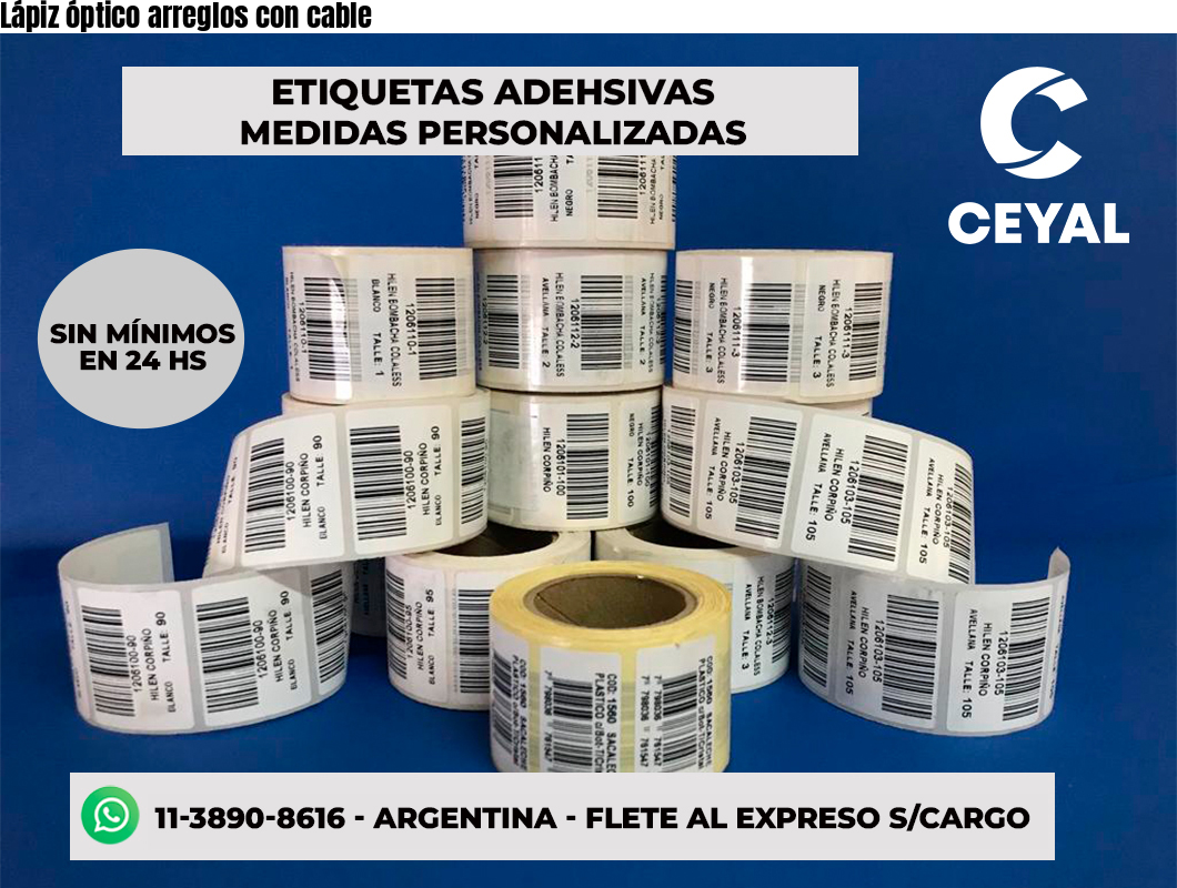 Lápiz óptico arreglos con cable