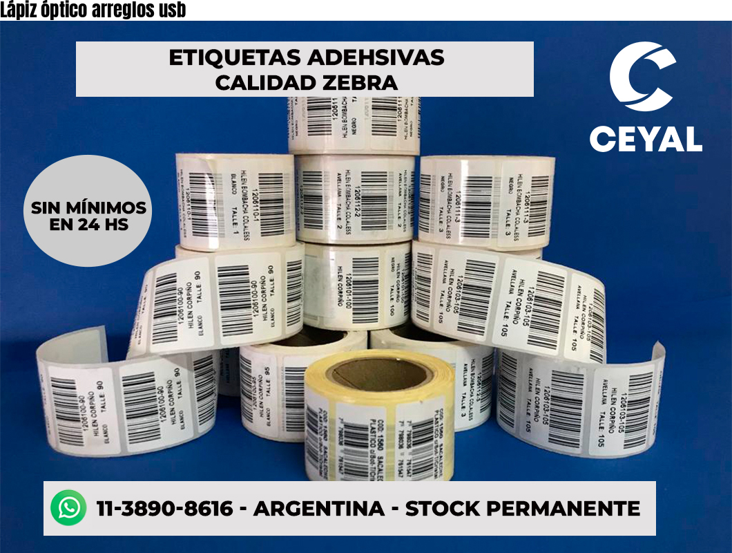 Lápiz óptico arreglos usb
