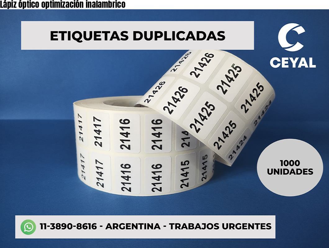 Lápiz óptico optimización inalambrico