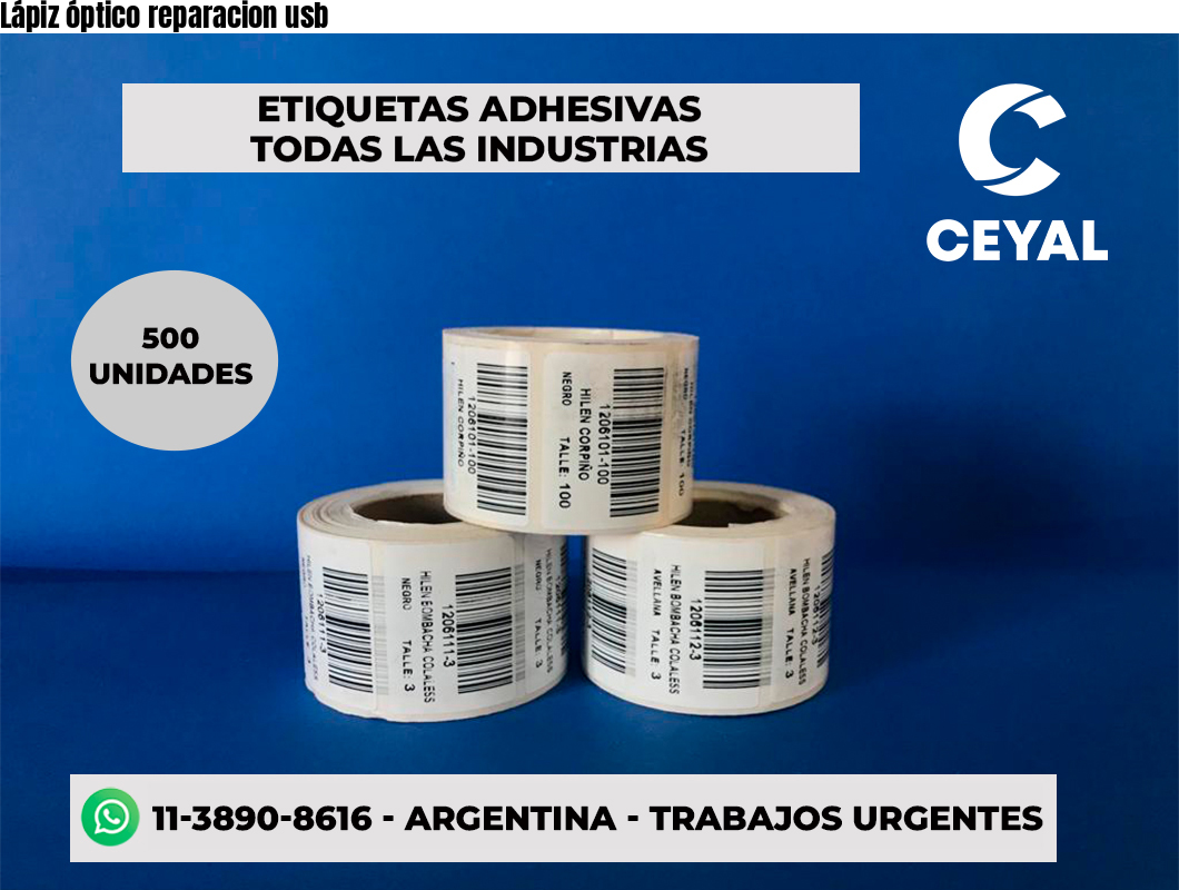 Lápiz óptico reparacion usb