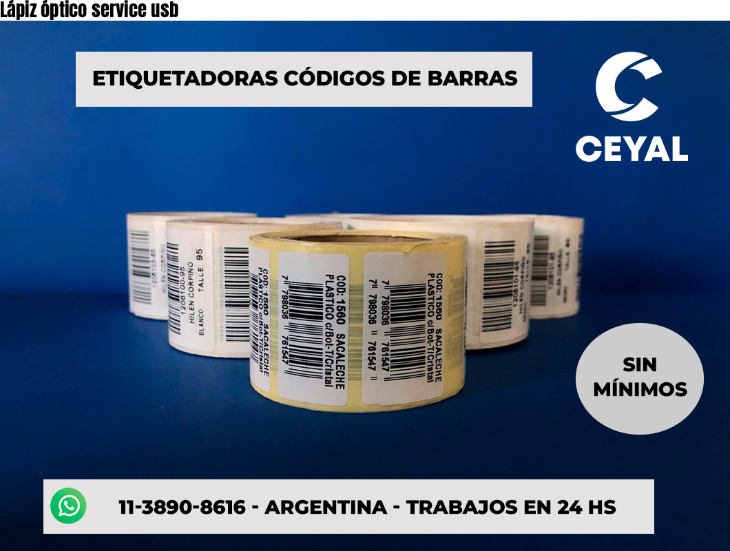 Lápiz óptico service usb