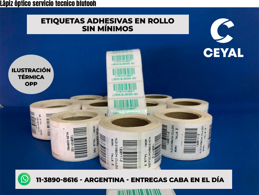 Lápiz óptico servicio tecnico blutooh