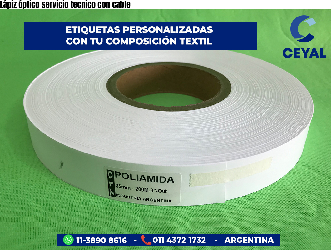 Lápiz óptico servicio tecnico con cable