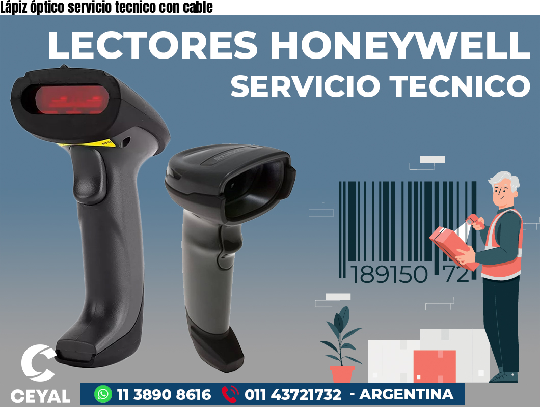 Lápiz óptico servicio tecnico con cable