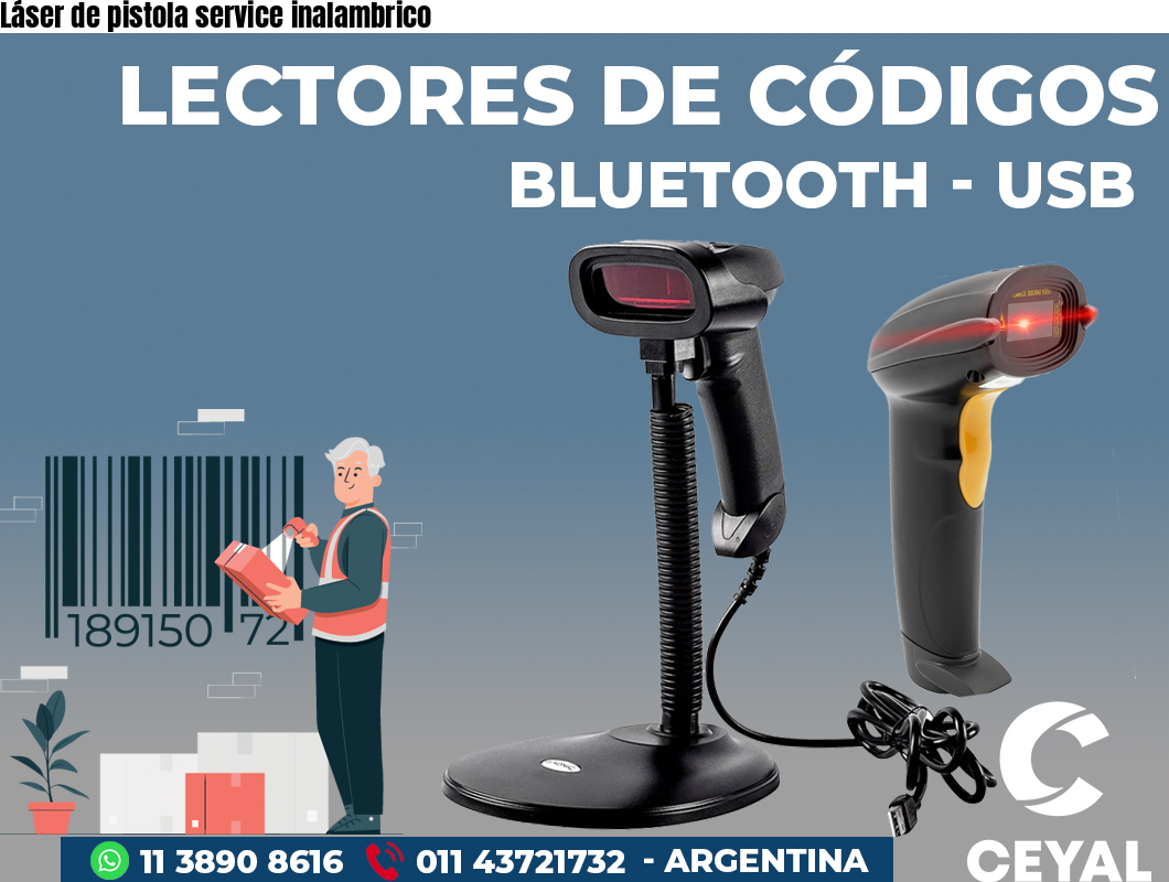 Láser de pistola service inalambrico