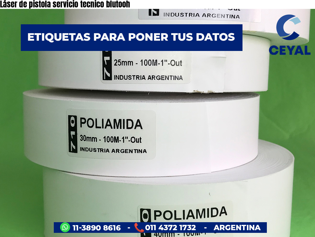 Láser de pistola servicio tecnico blutooh