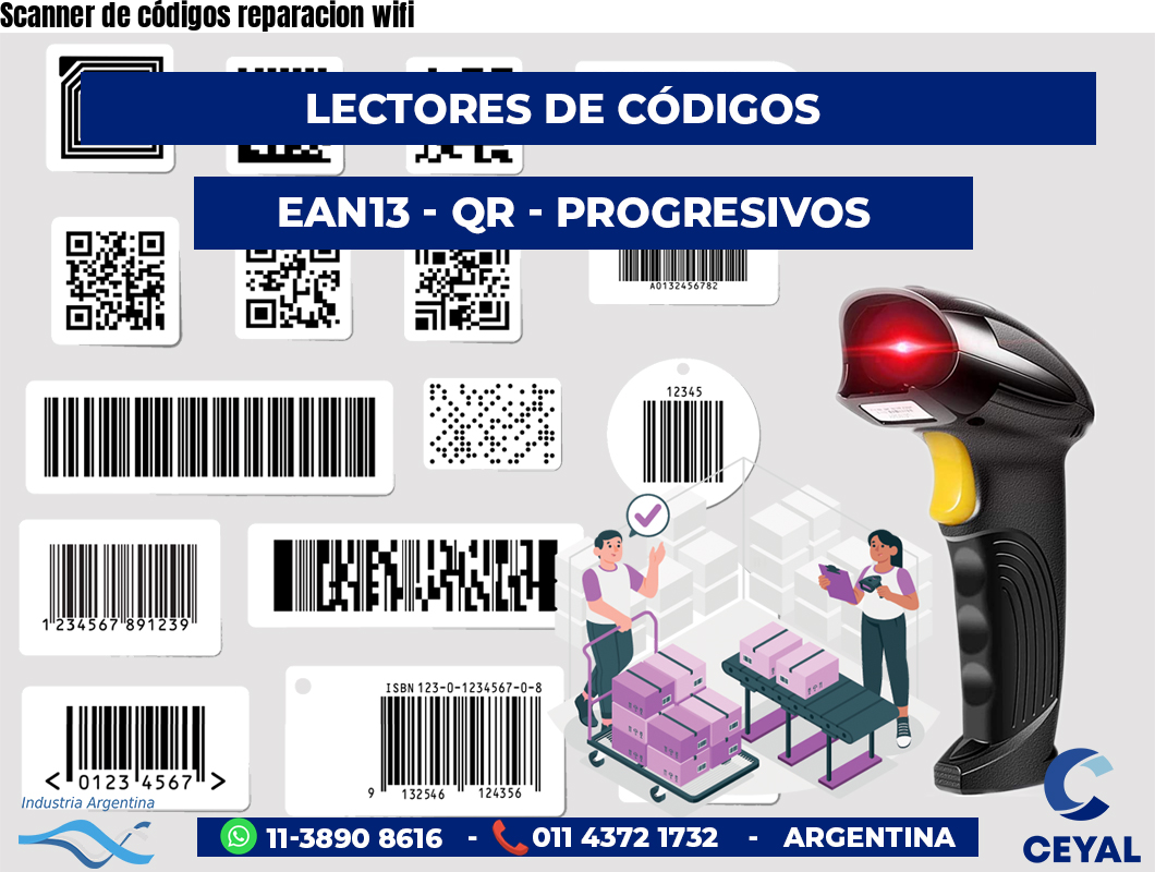 Scanner de códigos reparacion wifi