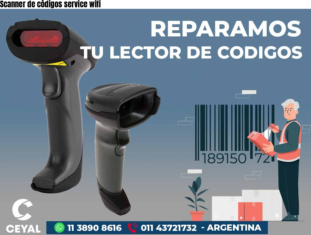Scanner de códigos service wifi