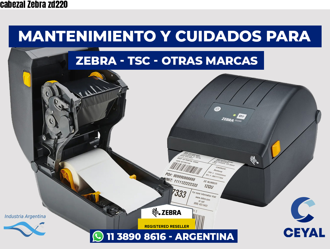 cabezal Zebra zd220