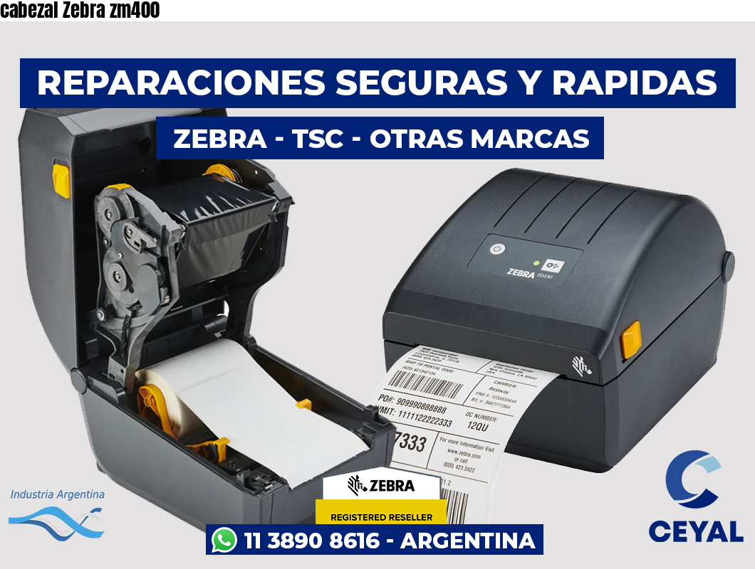 cabezal Zebra zm400