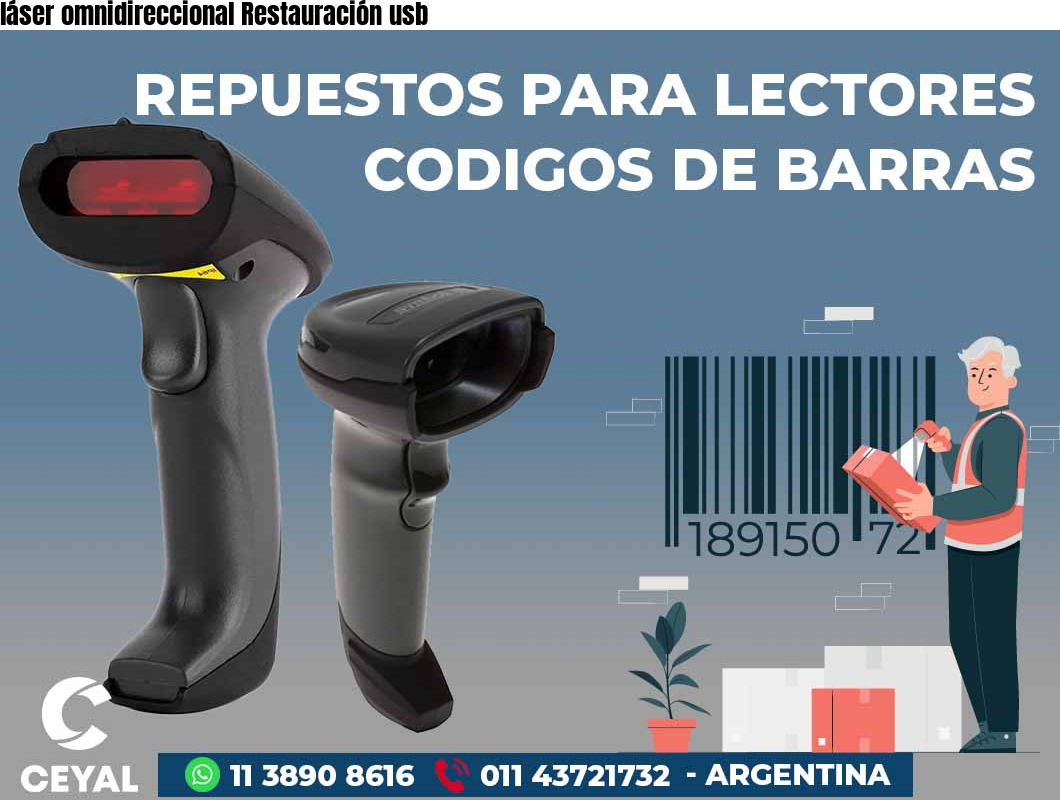 láser omnidireccional Restauración usb