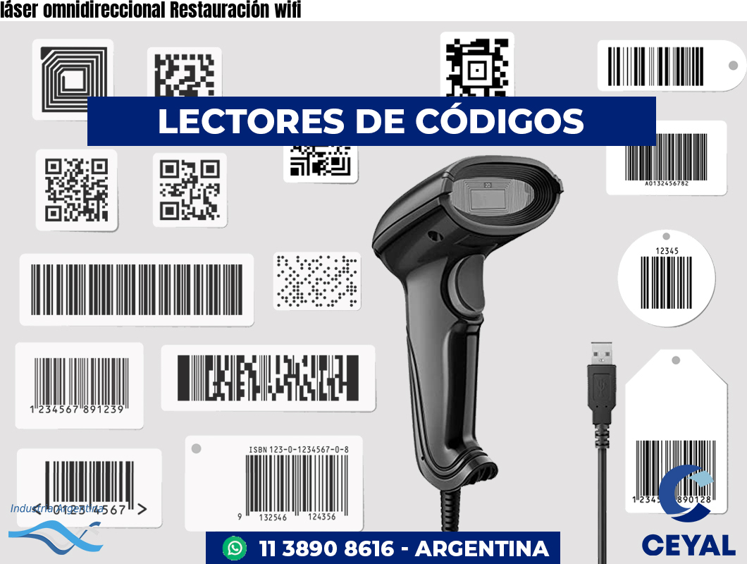 láser omnidireccional Restauración wifi