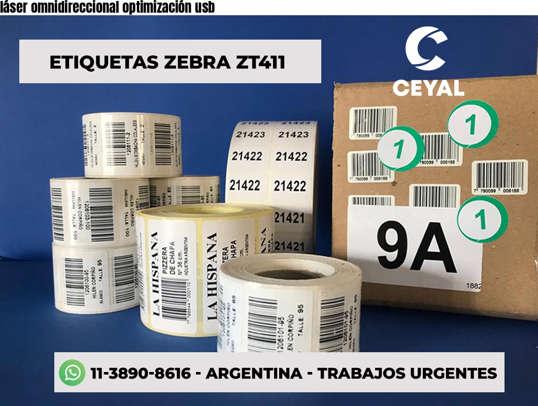 láser omnidireccional optimización usb