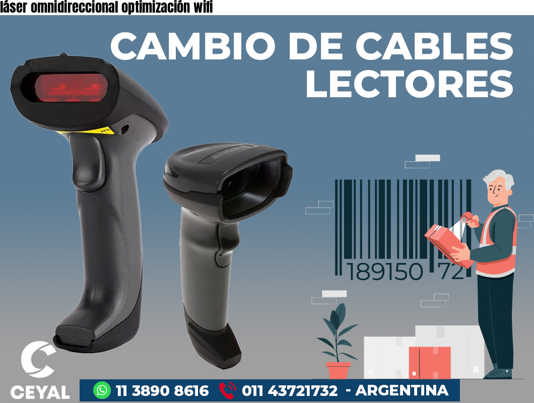 láser omnidireccional optimización wifi