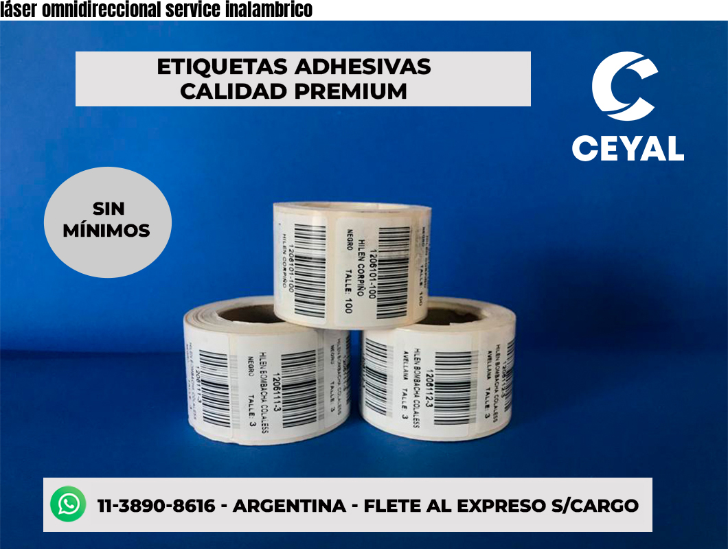 láser omnidireccional service inalambrico