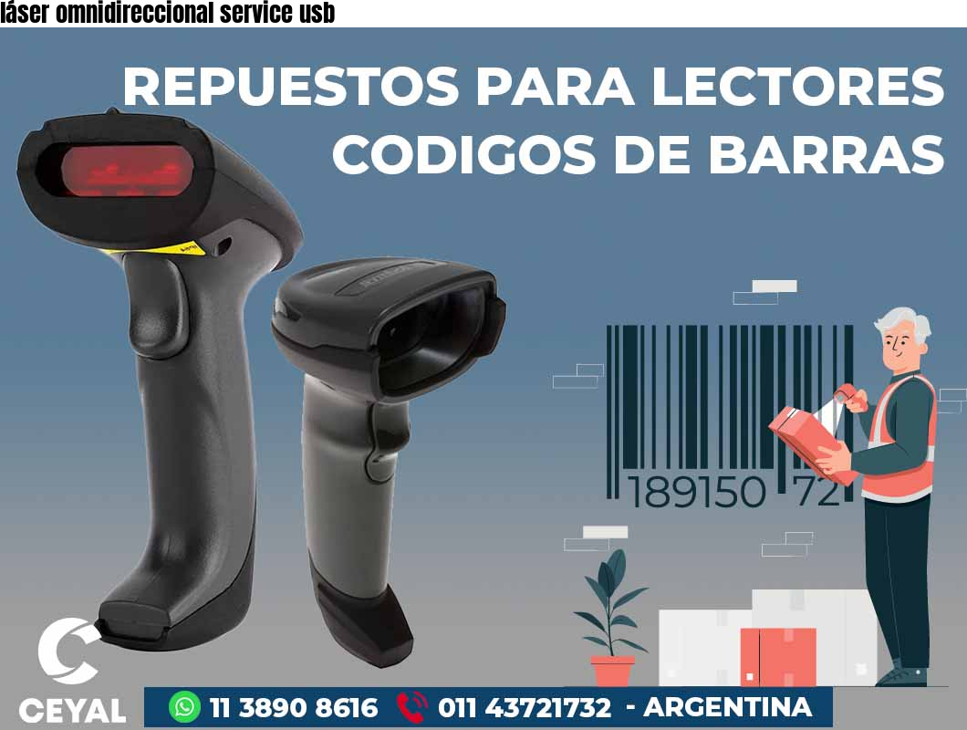 láser omnidireccional service usb