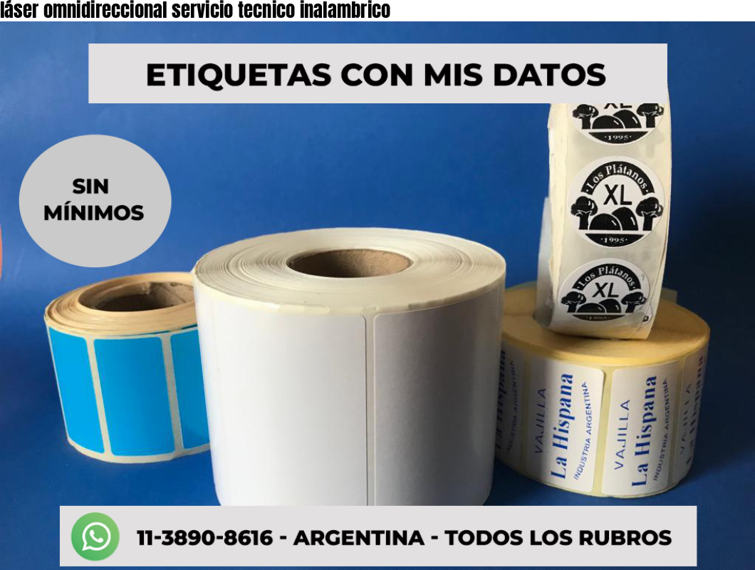láser omnidireccional servicio tecnico inalambrico