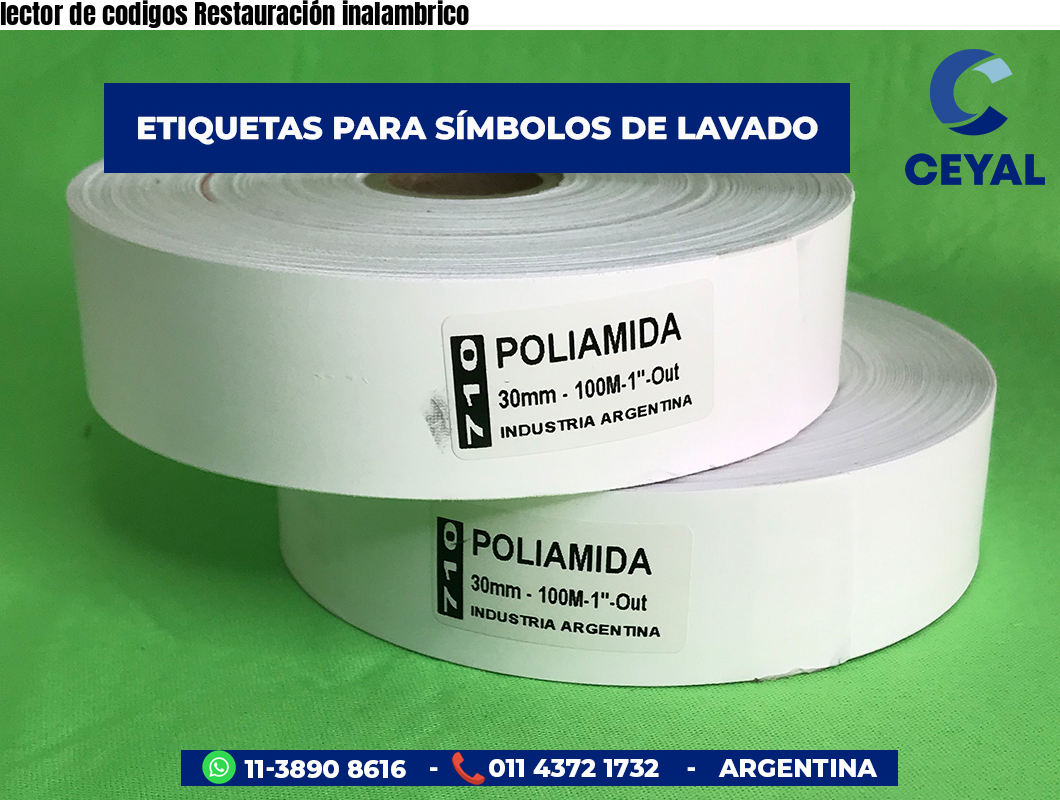 lector de codigos Restauración inalambrico