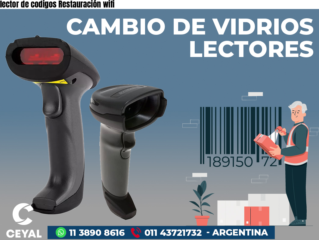 lector de codigos Restauración wifi