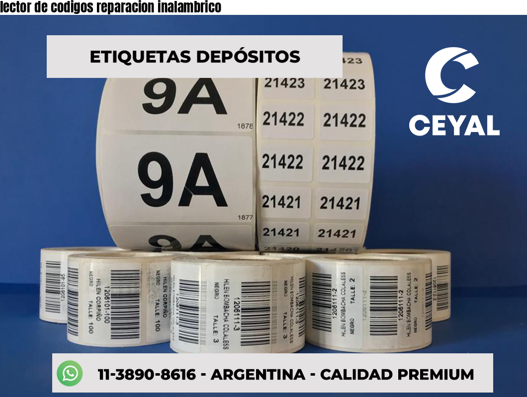 lector de codigos reparacion inalambrico