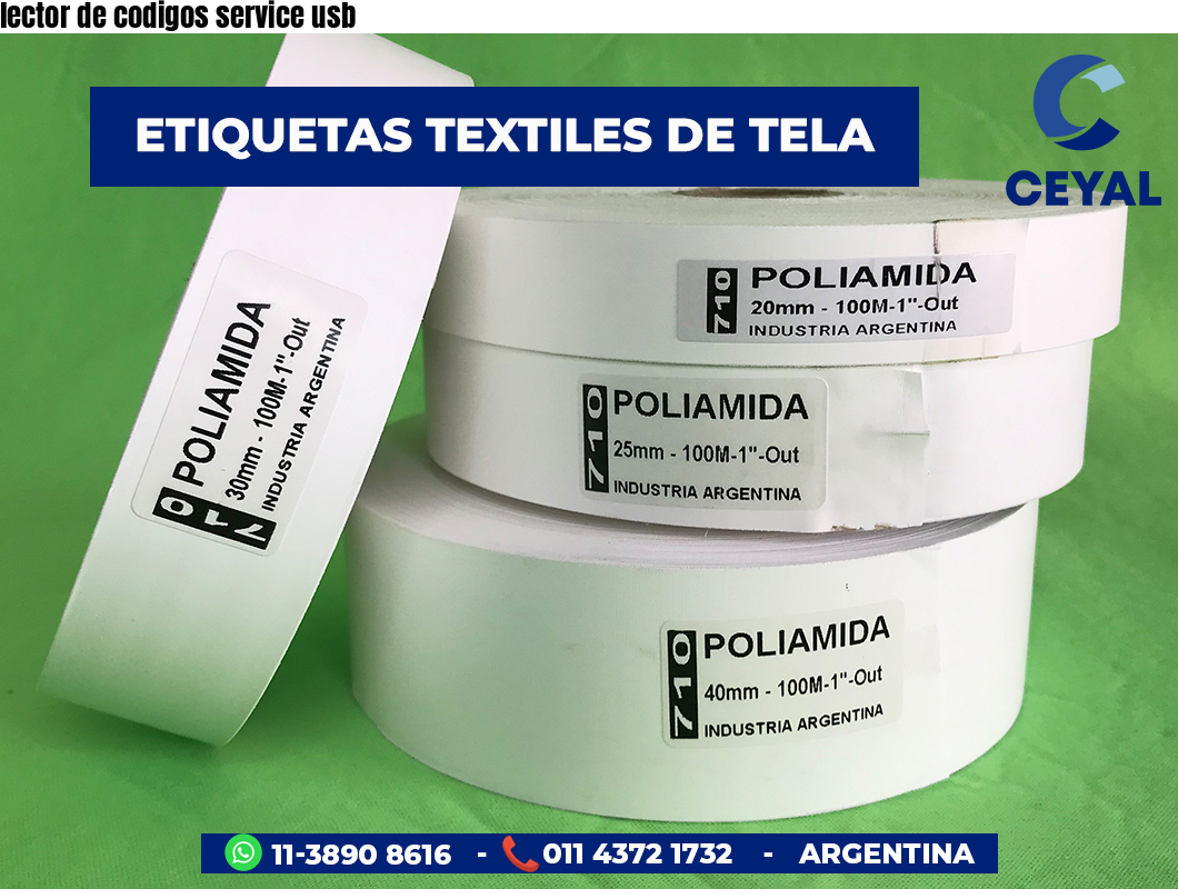 lector de codigos service usb