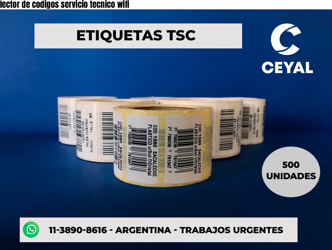 lector de codigos servicio tecnico wifi