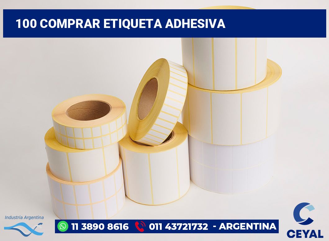 100 Comprar etiqueta adhesiva