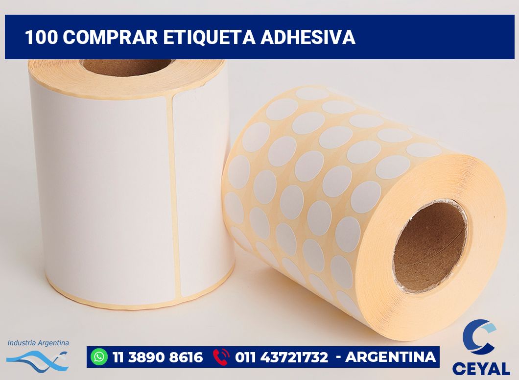 100 Comprar etiqueta adhesiva