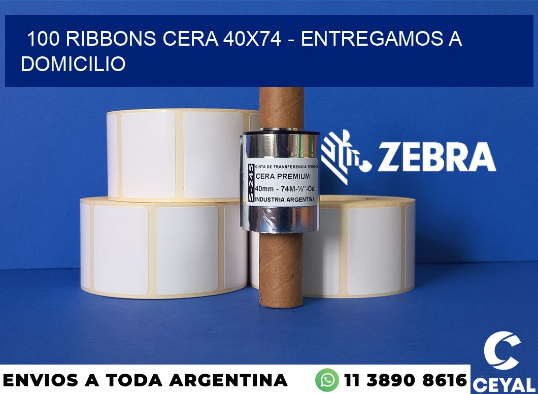 100 Ribbons cera 40x74 - entregamos a domicilio