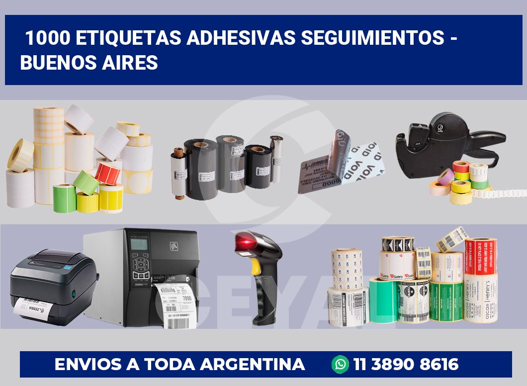 1000 Etiquetas adhesivas seguimientos – buenos aires