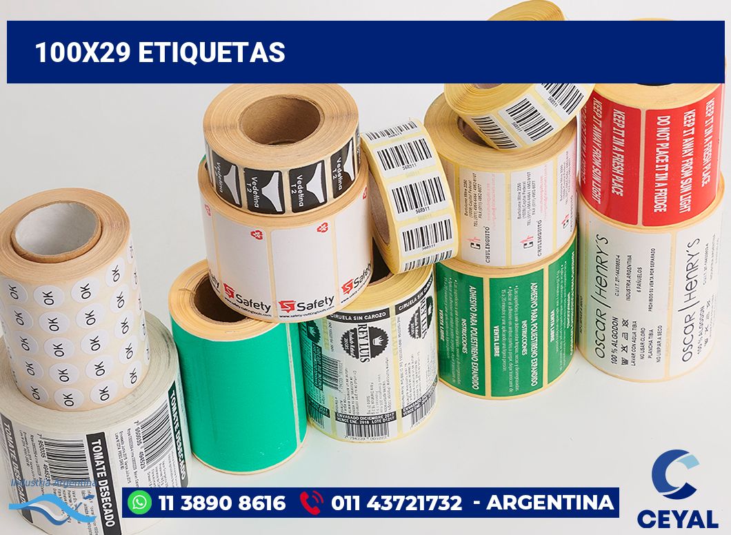 100x29 Etiquetas