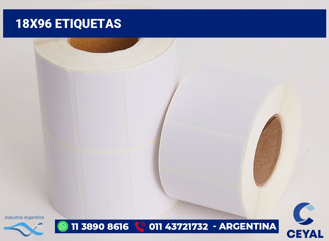 18x96 Etiquetas