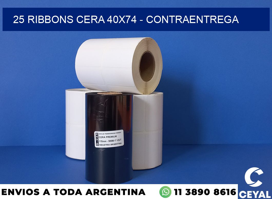 25 Ribbons cera 40×74 – contraentrega