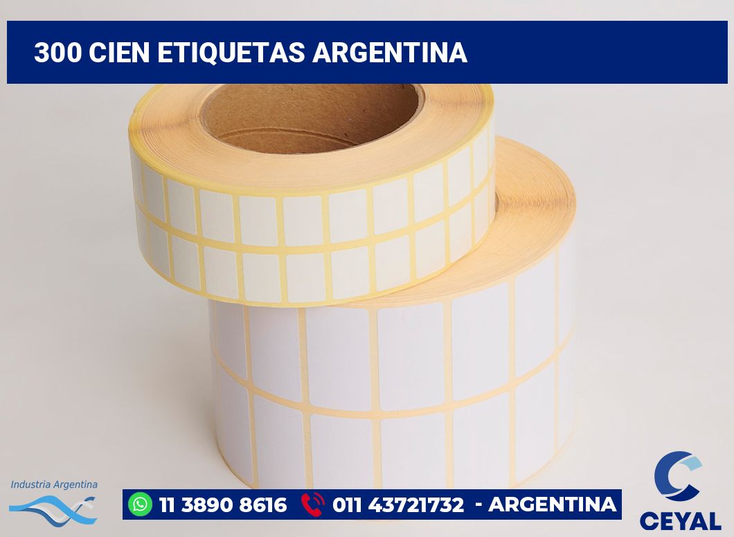 300 Cien etiquetas argentina