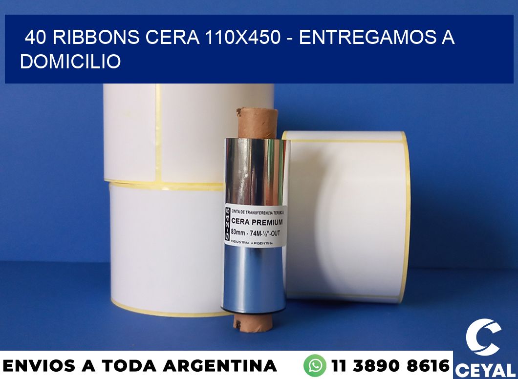 40 Ribbons cera 110×450 – entregamos a domicilio