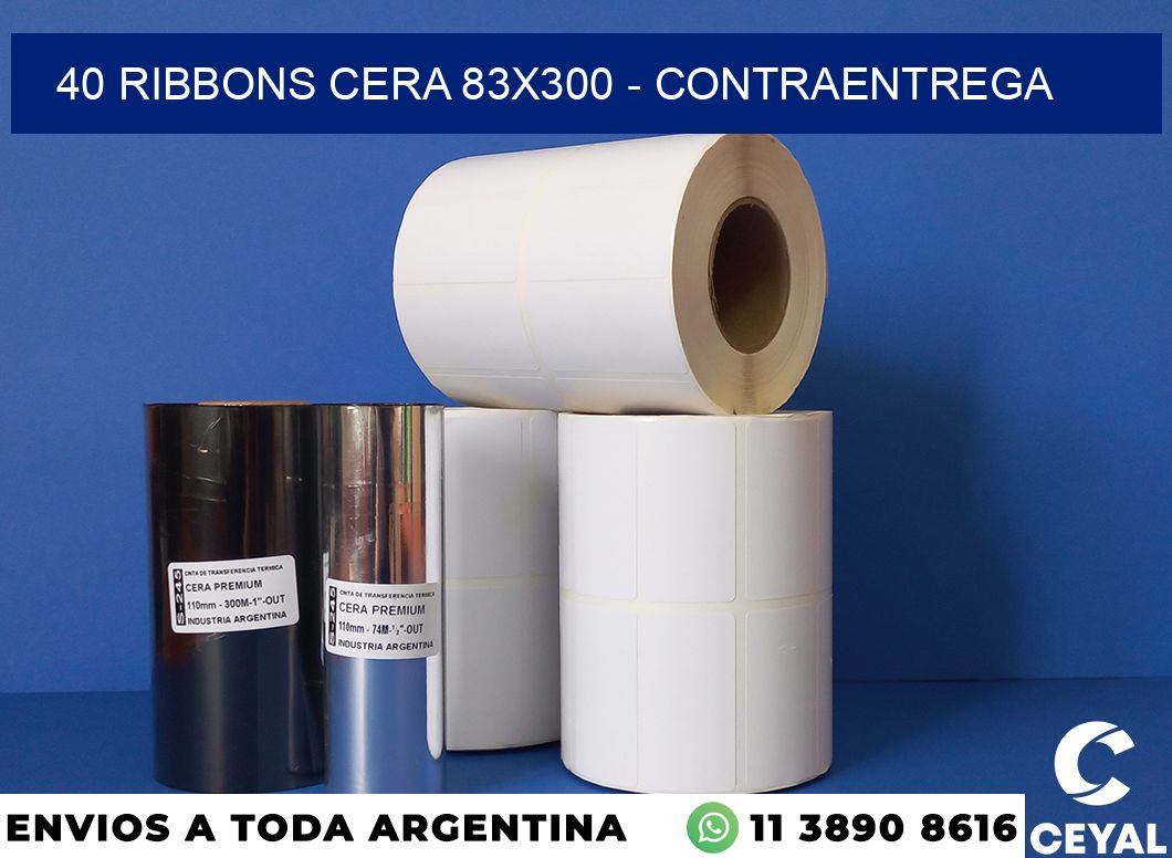 40 Ribbons cera 83×300 – contraentrega