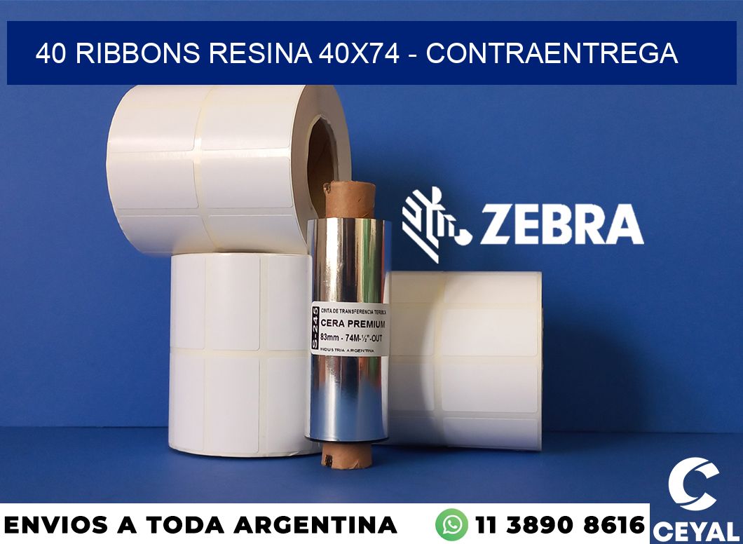 40 Ribbons resina 40x74 - contraentrega