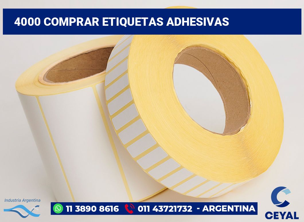 4000 Comprar etiquetas adhesivas