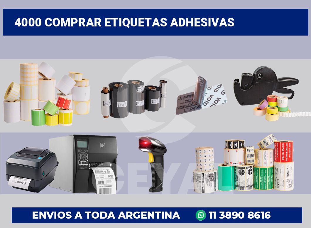 4000 Comprar etiquetas adhesivas