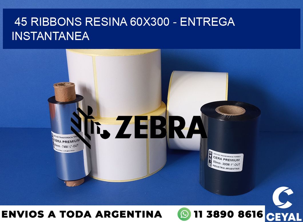 45 Ribbons resina 60x300 - entrega instantanea