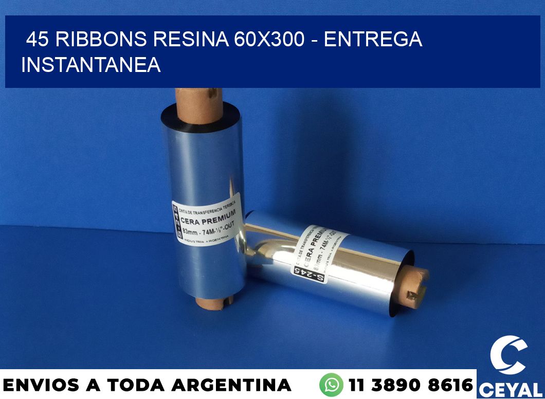 45 Ribbons resina 60×300 – entrega instantanea