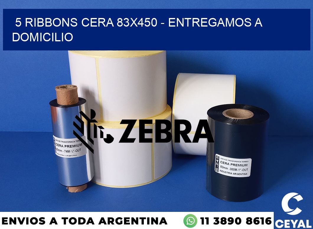 5 Ribbons cera 83x450 - entregamos a domicilio