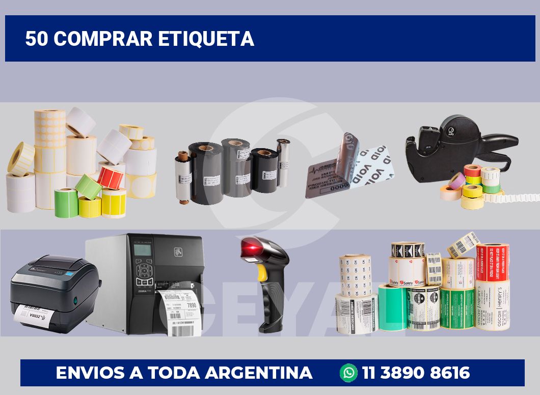 50 Comprar etiqueta