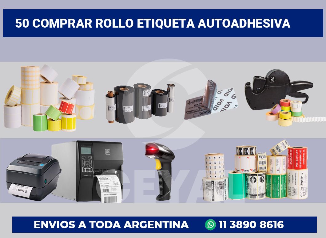 50 Comprar rollo etiqueta autoadhesiva