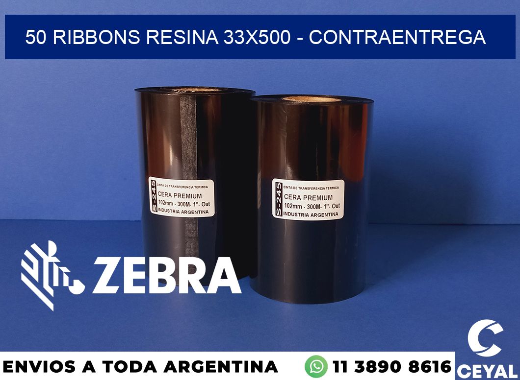 50 Ribbons resina 33x500 - contraentrega
